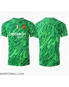 Billige Fotballdrakt Inter Milan Keeper Replika Hjemmedrakt 2024-25 Kortermet